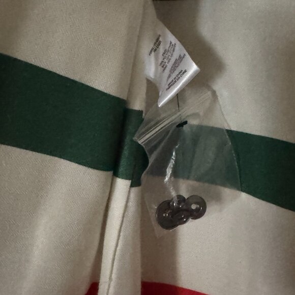 Pendleton Astoria Rain Jacket M Yellow Hooded Coat Waterproof Lined Stripe Parka - Picture 11 of 15